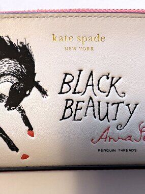 Kate Spade Black Beauty Out of Print Wallet